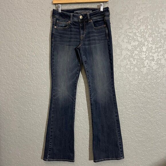 American Eagle Kick Boot Jeans Size 4 - Picture 3 of 11
